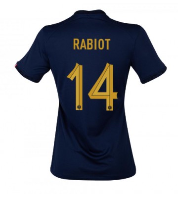 Frankrike Adrien Rabiot #14 Hemmatröja Kvinnor VM 2022 Kortärmad